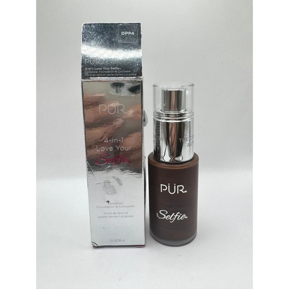 PUR 4-in-1 Love Your Selfie Longwear Foundation Concealer DPP4 Deep Peach 1oz